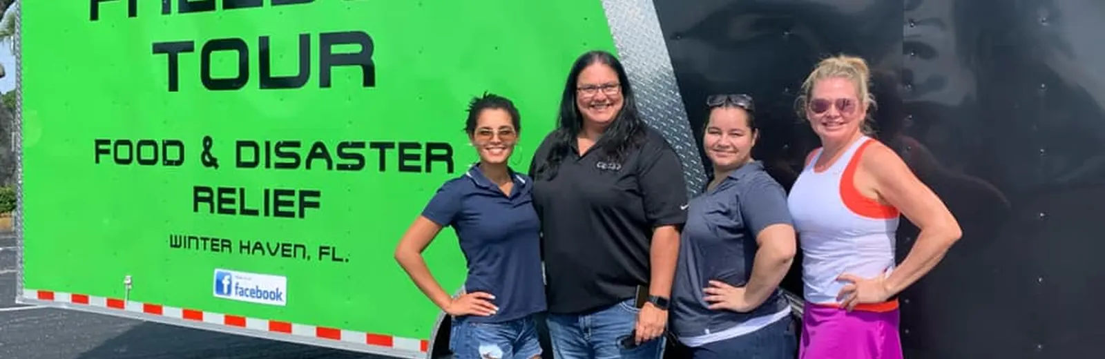 Lake Wales Access team at a Freedom Tour food relief event